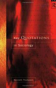 Key quotations in sociology /