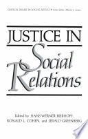 Justice in social relations /