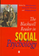 Blackwell reader in social psychology /