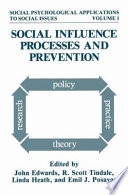 Social influence processes and prevention /