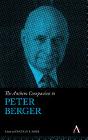 The Anthem companion to Peter Berger /