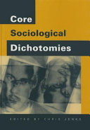 Core sociological dichotomies /