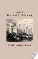 Origins of Shareholder Advocacy /