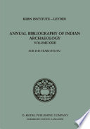 Annual Bibliography of Indian Archaeology : For the Years 1970-1972.