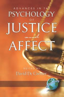 Advances in the psychology of justice and affect /