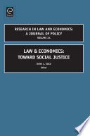 Law and economics : toward social justice /