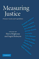Measuring justice : primary goods and capabilities /
