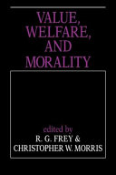 Value, welfare, and morality /