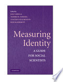 Measuring identity : a guide for social scientists /