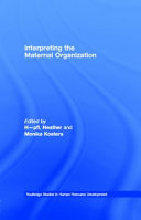 Interpreting the maternal organisation /
