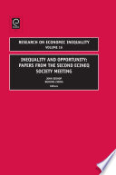 Inequality and opportunity : papers from the second ECINEQ society meeting /