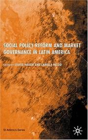 Social policy reform and market governance in Latin America /