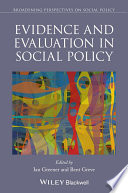 Evidence and evaluation in social policy /