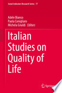 Italian Studies on Quality of Life /