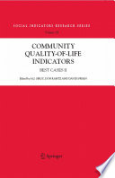 Community quality-of-life indicators : best cases II /