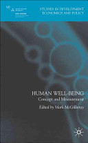 Human well-being : concept and measurement /