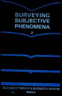 Surveying subjective phenomena /