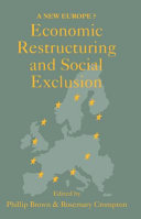 Economic restructuring and social exclusion /