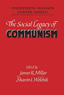 The social legacy of communism /