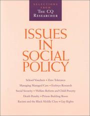 Issues in social policy : selections from The CQ Researcher.