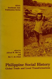 Philippine social history : global trade and local transformations /