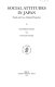 Social attitudes in Japan : trends and cross-national perspectives /