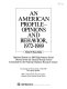 An American profile : opinions and behavior, 1972-1989 : opinion results on 300 high-interest issues derived from the General Social Survey conducted by the National Opinion Research Center /