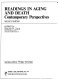 Readings in aging and death : contemporary perspectives /