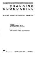 Changing boundaries : gender roles and sexual behavior /
