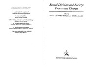Sexual divisions and society : process and change /