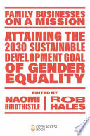 Attaining the 2030 Sustainable Development Goal of gender equality /