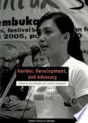 Gender, development, and advocacy /