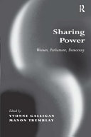 Sharing power : women, parliament, democracy /