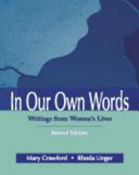In our own words : writings from women's lives /