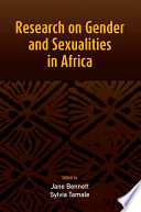 Research on gender and sexualities in Africa /