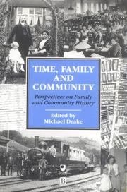 Time, family, and community : perspectives on family and community history /