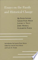 Essays on the family and historical change /