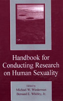 Handbook for conducting research on human sexuality /