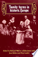 Family forms in historic Europe /
