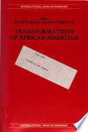 Transformations of African marriage /