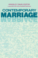 Contemporary marriage : comparative perspectives on a changing institution /