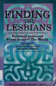 Finding the lesbians : personal accounts from around the world /