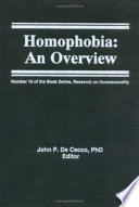 Homophobia : an overview /