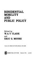 Residential mobility and public policy /