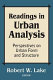 Readings in urban analysis : perspectives on urban form and structure /
