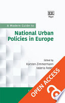 A modern guide to national urban policies in Europe /