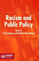 Racism and public policy /