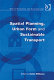 Spatial planning, urban form and sustainable transport /