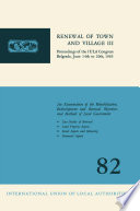 Renewal of town and village III : proceedings of the IULA Congress Belgrade, June 14th to 20th, 1965.