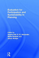 Evaluation for participation and sustainability in planning /